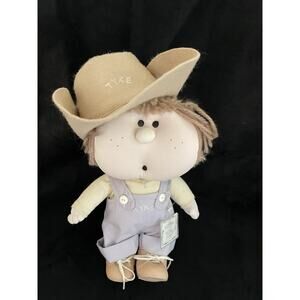 Vintage Bunkies bumpkins doll George-Good Tyke Plush With Cowboy Hat